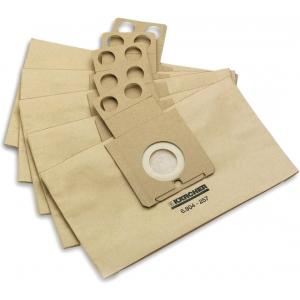 Пылесборники бумажные 5 шт (мешки для мусора) для пылесоса-робота RC 3000, KARCHER, 6.904-257