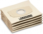 Фильтр-мешок бумажный 5 шт для пылесосов 6.904-409, KARCHER, 6.904-409